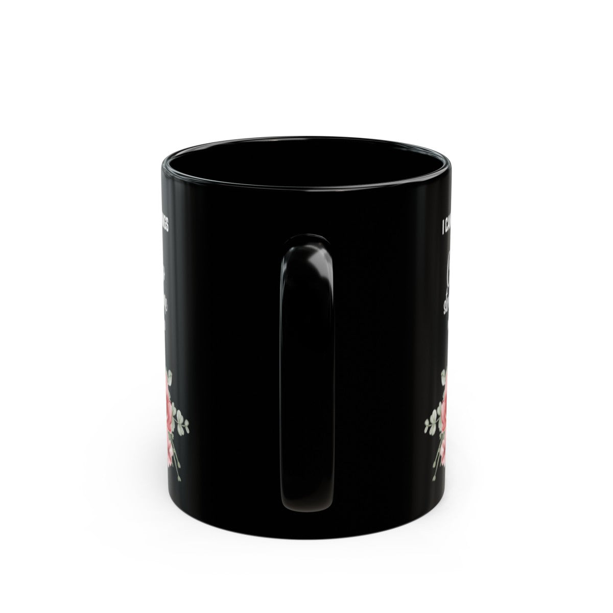 I Can Do All Things Through Christ Who Strengthens Me Black Phillipians 4:13 Mug 11oz