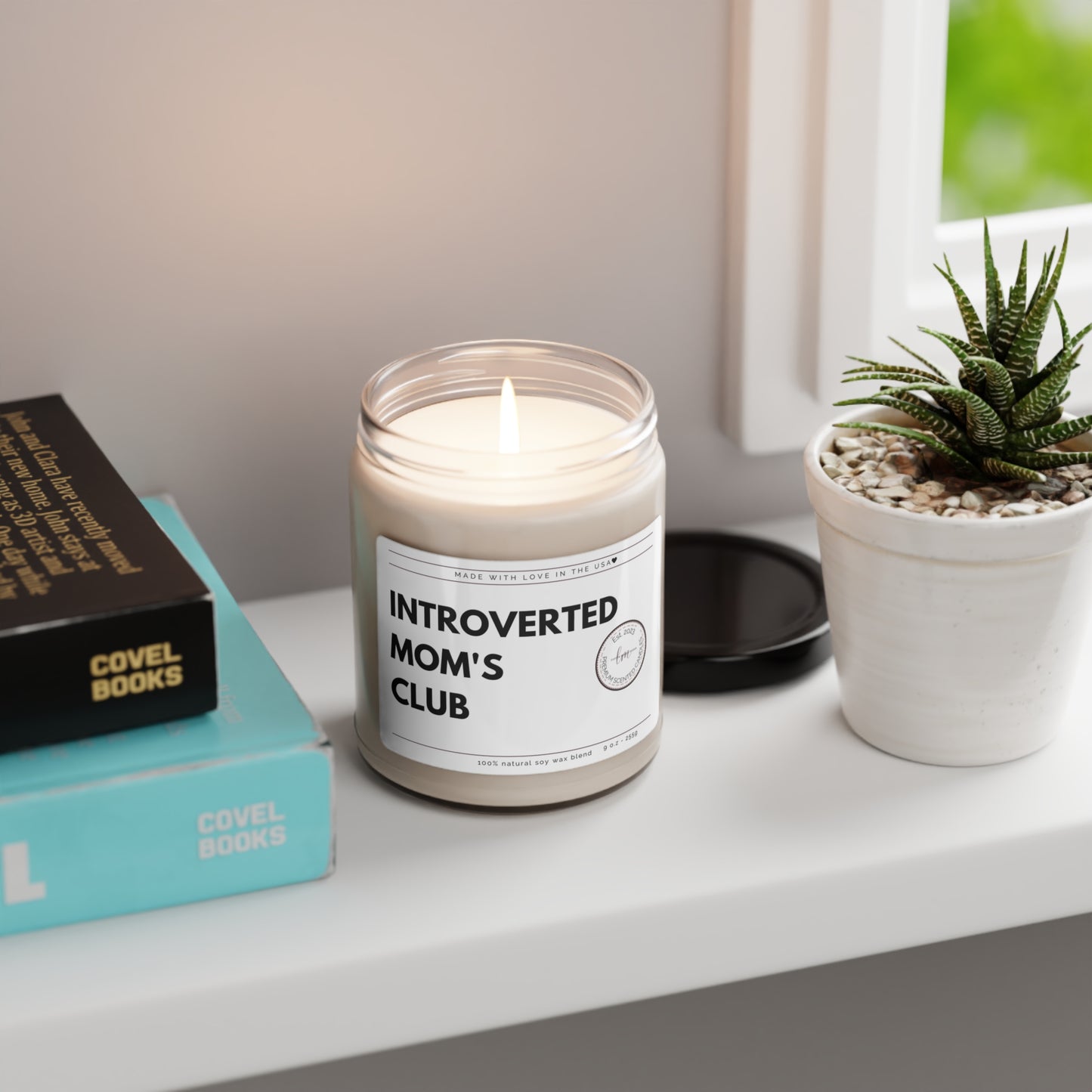 Introverted Mom Club Scented Wax Candle