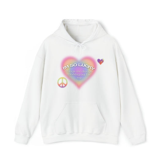 I'm So Lucky Unisex Heavy Blend™ Hooded Sweatshirt