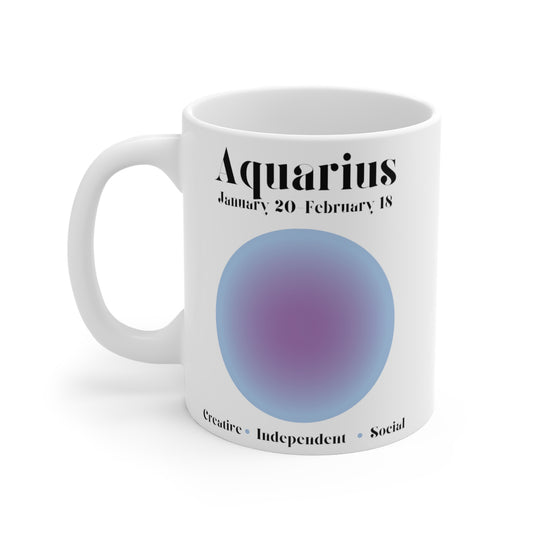 Aquarius Zodiac Mug 11oz