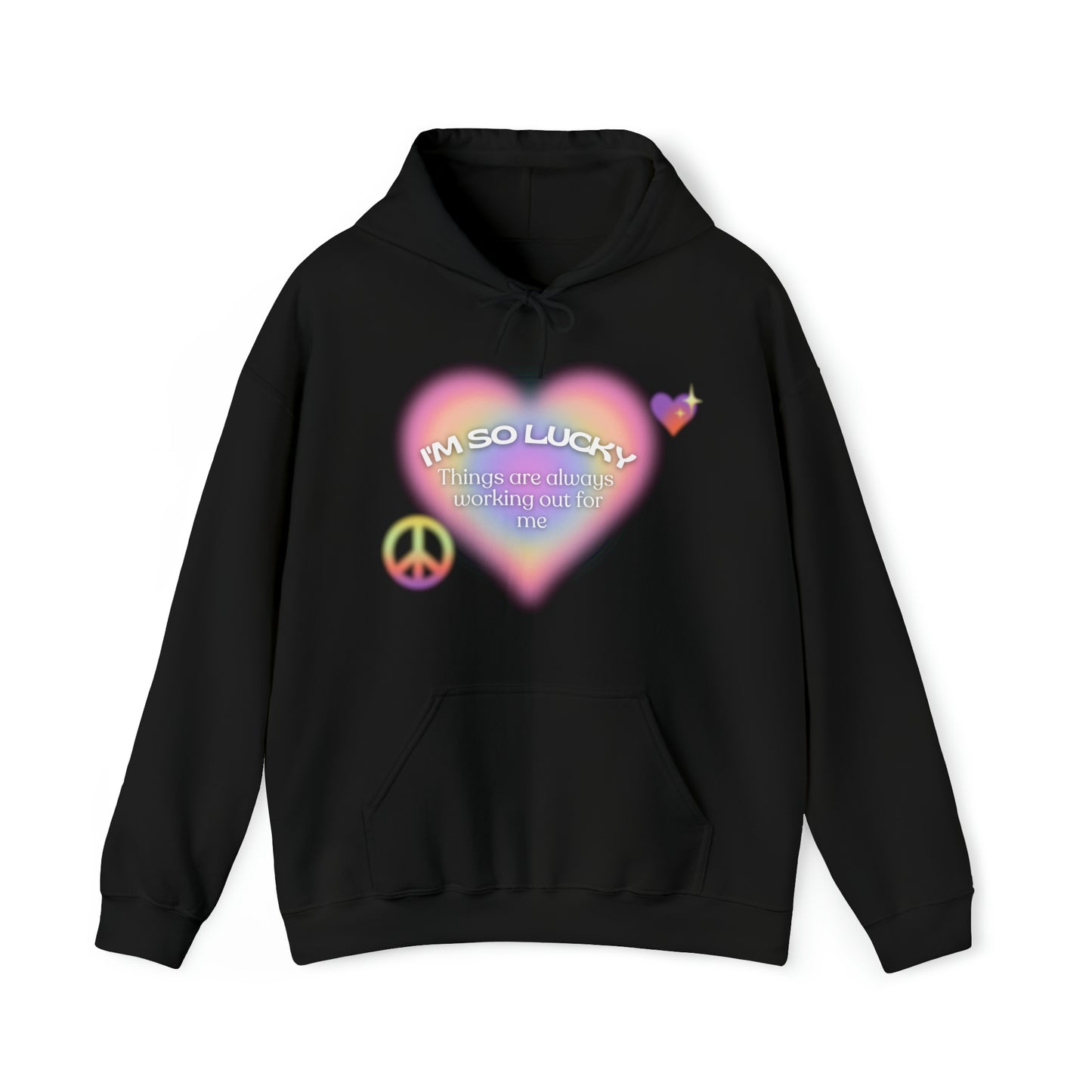 I'm So Lucky Unisex Heavy Blend™ Hooded Sweatshirt