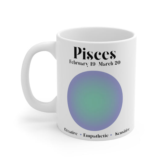 Pisces Zodiac Mug 11oz